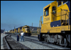 ATSF 5162 receives a wave as an eastbound crosses over from the South Track to the North Track at Summit, CA,1988