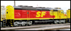 FP45 5993in the proposed SPSF paint scheme at San Bernardino, CA, 1986